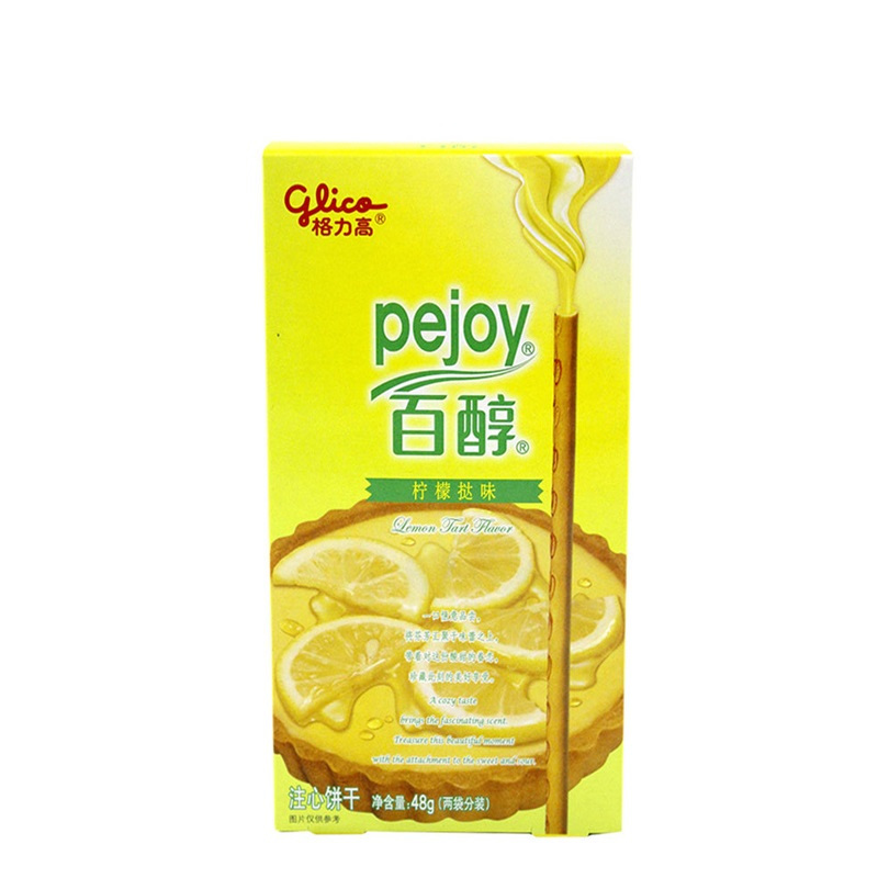 格力高百醇柠檬挞味注心饼干48G