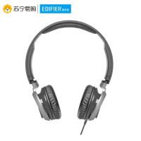 Edifier/漫步者 K710P头戴式手机笔记本电脑3.5mm插孔有线耳机耳麦便携麦克风 酷雅黑色