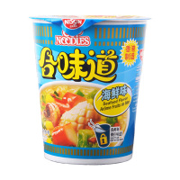 中国香港Cup Noodles合味道杯面 方便面 海鲜味75g*24/箱 方便速食杯面泡面开杯乐