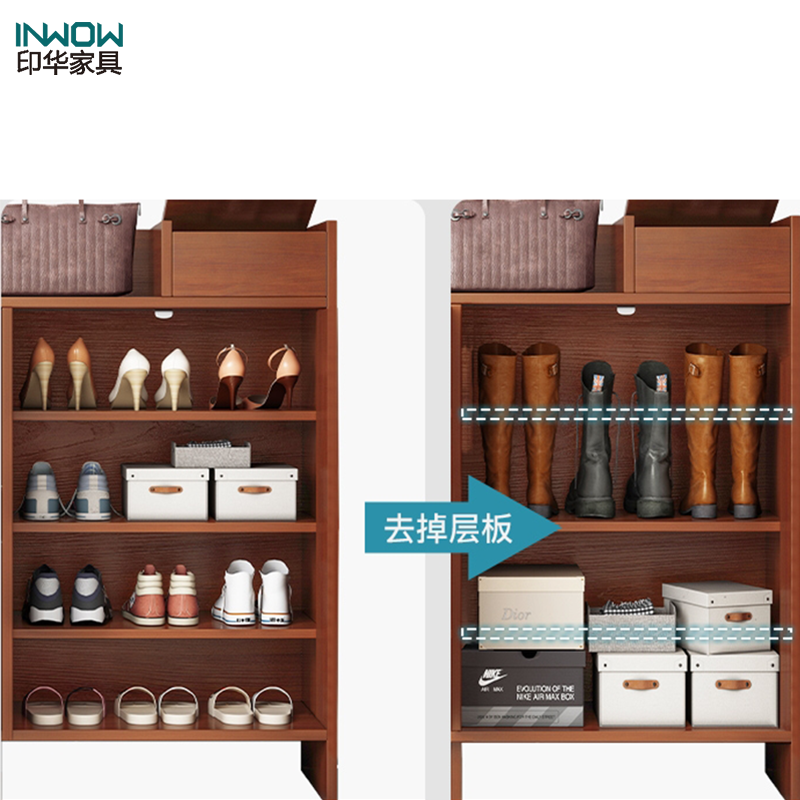 印华(YINHUA)鞋柜 (1200*320*900)(组)高清大图