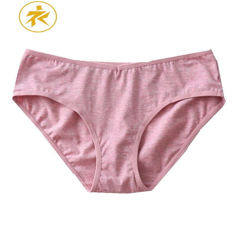 ideamini3条装棉内裤女简约日系甜美低腰少女学生三角裤包臀透气底裤