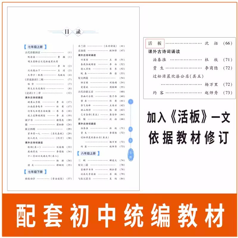 文言文全解 初中通用 [正版]初中文言文全解完全解读翻译书一本通人教版七八九年级上下册初中古诗文译注及赏析必背古诗词基础