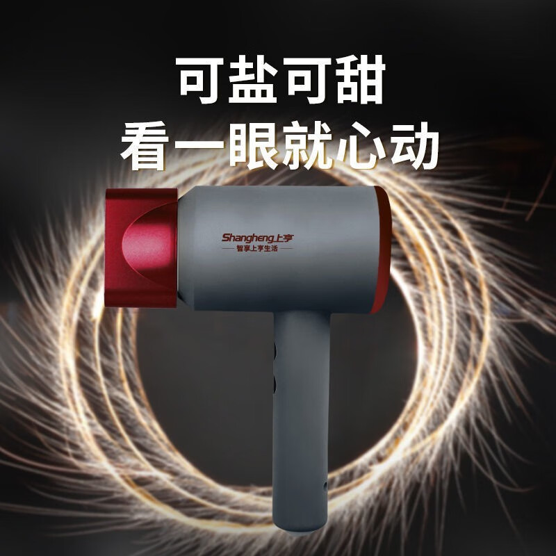 上亨吹风机SHZH-LC16W043灰红色高清大图