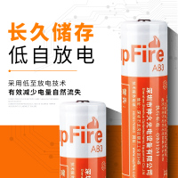 神火AB3强光手电用2300毫安大容量18650橙红色尖头可充电锂离子电池