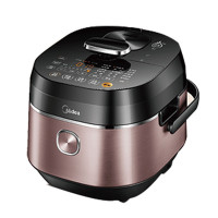 美的(Midea) 电压力锅 HT5082PG 家用内胆材质不锈钢 适用人数3-6人一锅双胆 IH电磁加热 电压力锅美的