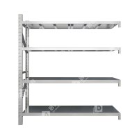居将 JJ4012946 不锈钢货架304材质四层仓储货架 150*60*200cm/500kg副架