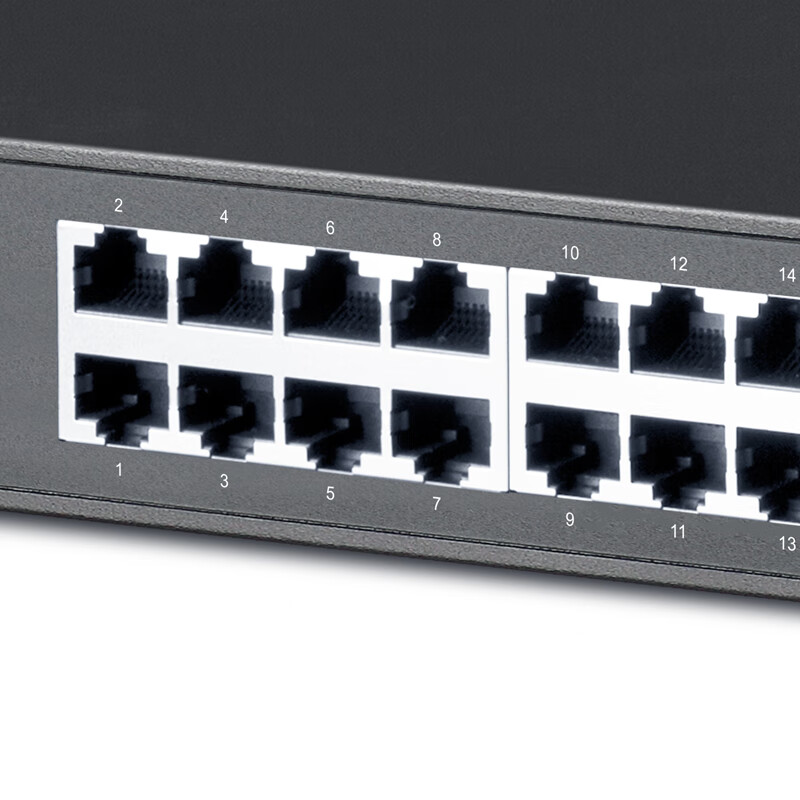 TP-LINK 24口百兆PoE交换机 千兆上联以太网交换机 监控网络网线分线器 2个千兆口 TL-SL1226MP高清大图