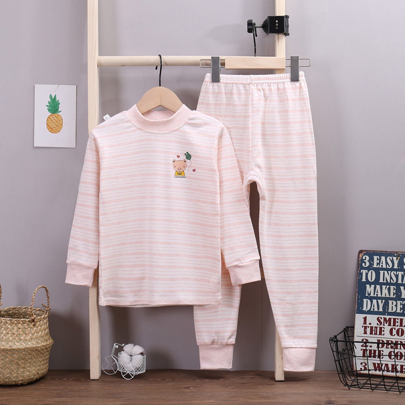 儿童内衣彩套装秋衣秋裤男女童春秋儿童睡衣0-15岁长袖高清大图