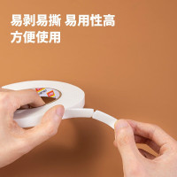 得力(deli)30410 泡沫海绵胶带12卷 12mm*5y海绵胶纸 广告胶粘胶条 双面胶布泡沫胶厚型双面胶条胶纸