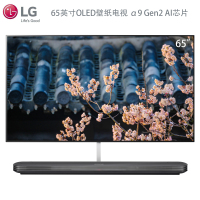 [现=货]LG OLED65W9PCA 65英寸自发光 α9 gen2 AI语音4K超高清 柔性壁纸电视 平面超薄电视