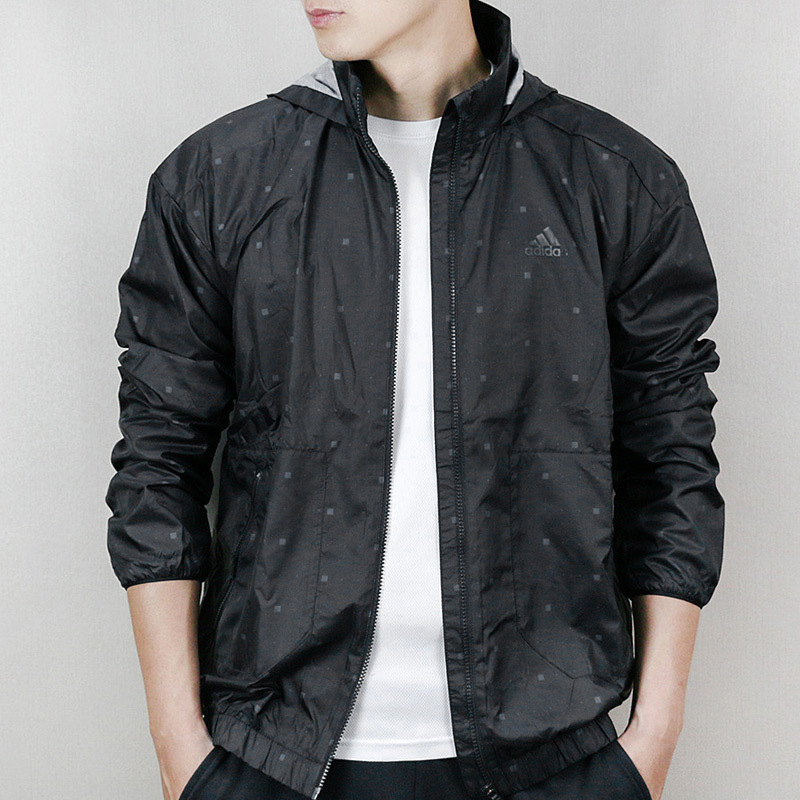 阿迪达斯(adidas) DM5247男装秋款运动服休闲防风夹克外套