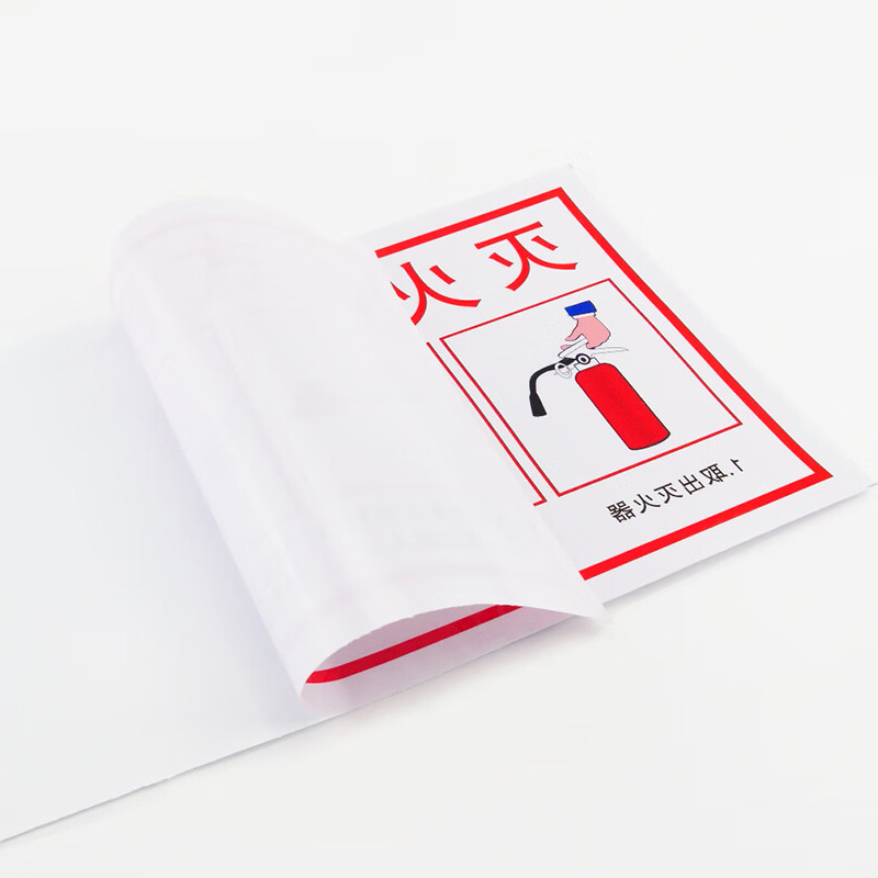 冰禹 消防警示牌 BYrl-219 不干胶 20*26cm 灭火器使用标识5 2张 1件高清大图