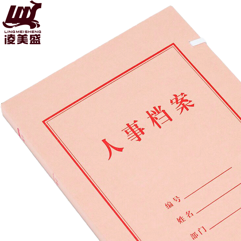 凌美盛 A4无酸纸 人事档案盒 35mm背宽RSDA32/个