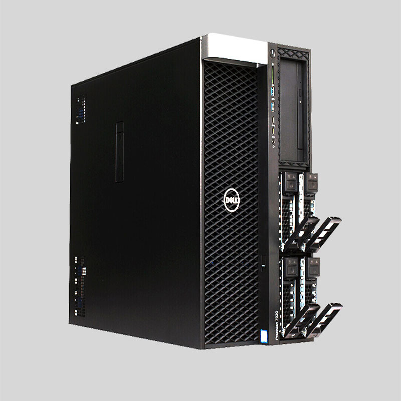 DELL戴尔 T7920 图形工作站台式机设计师电脑1颗至强4210R 16G/256G固态+2T/P620-2G