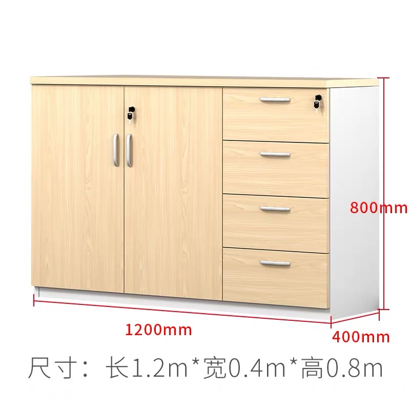 烁恒矮柜2门4抽屉个高清大图