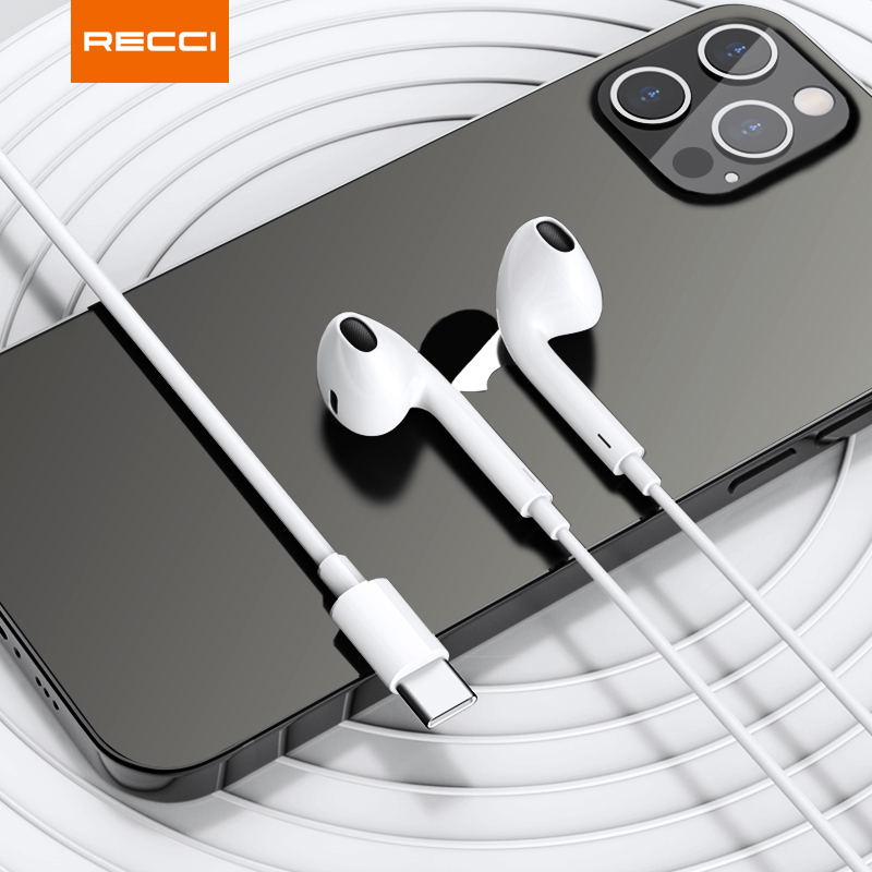 锐思recci数字有线typec耳机repl27长120cm插口通用高清音质通话语音