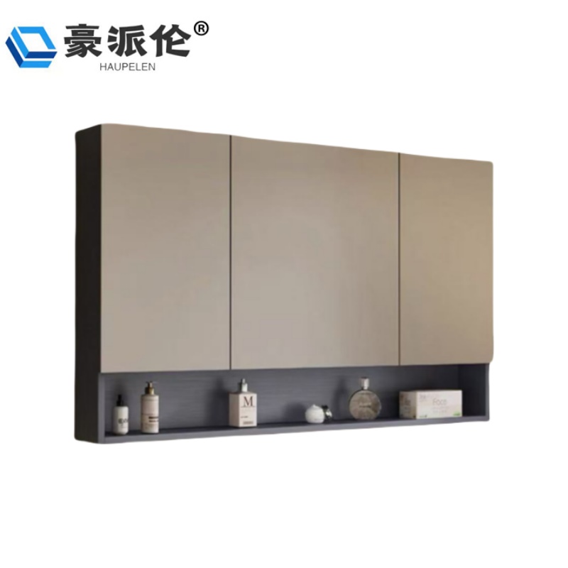 豪派伦浴室镜三门个高清大图