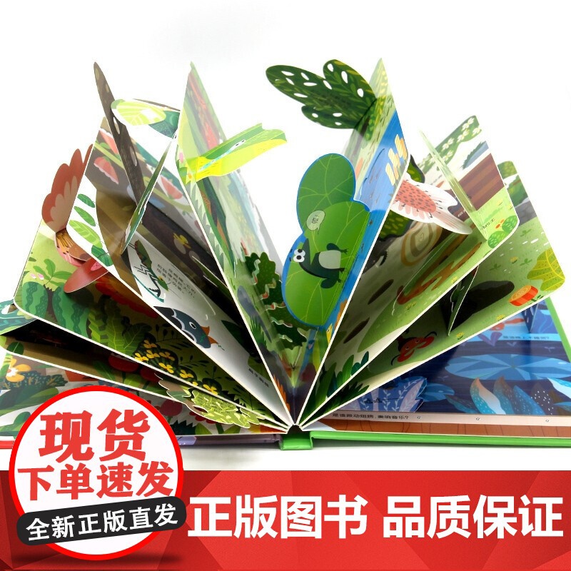 藏起来的小秘密 第2辑 共4册 3-6岁的儿童3D立体翻翻书籍 幼儿启益智玩具书高清大图