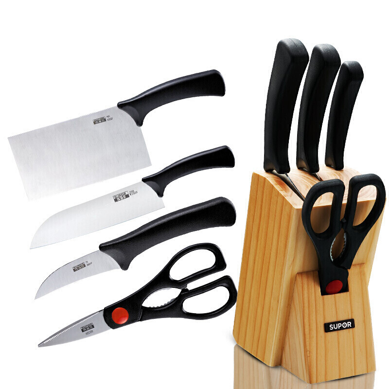 苏泊尔刀具套装不锈钢厨房菜刀套装t0924k厨房刀具套装t0924k刀具