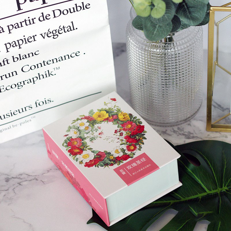 [正版]出类艺术明信片 至爱玫瑰圣经 雷杜德精美手绘玫瑰插图 创意生日贺卡手绘花卉画集文艺小清新明信片高清大图