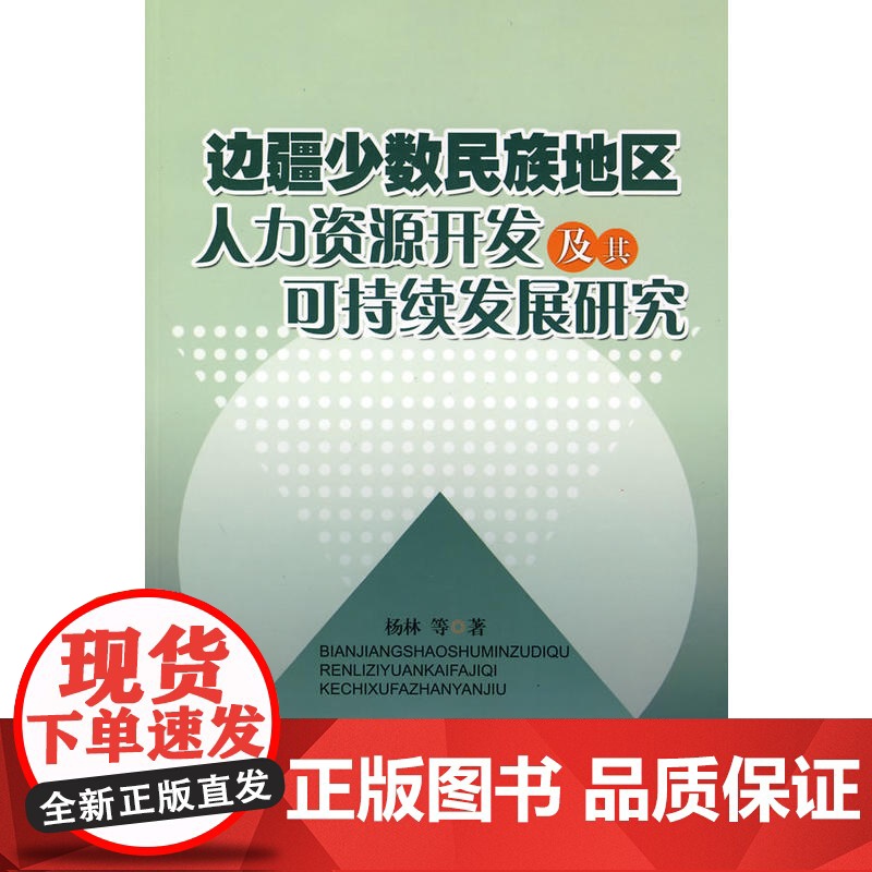 边疆少数民族地区人力资源开发及其可持续发展研究 杨林 人民出版社 正版书籍