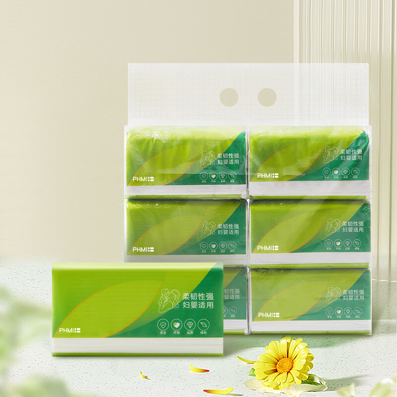 菲米生活(PHMI)T41816110205 面巾纸 3层 390张/包 6包/提 (单位:提)高清大图