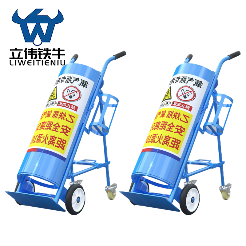 立伟铁牛氧气瓶手推车常规款/个高清大图