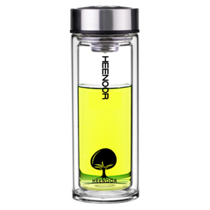 希诺(HEENOOR)玻璃杯双层过滤水杯子XN-6702