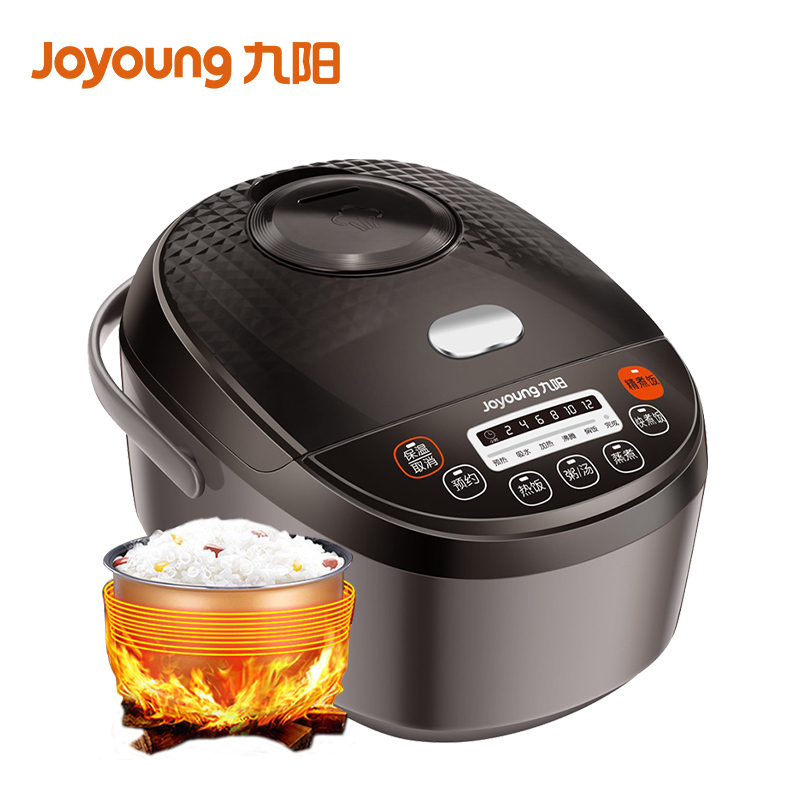 九阳(Joyoung)电饭煲JYF-30FE09-H 3L家用多功能 智能温控 大火沸腾 预约功能 底盘加热