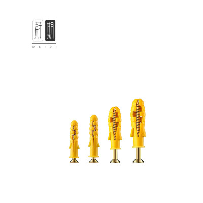 蔚期 小黄鱼塑料膨胀螺丝 M6*30 个