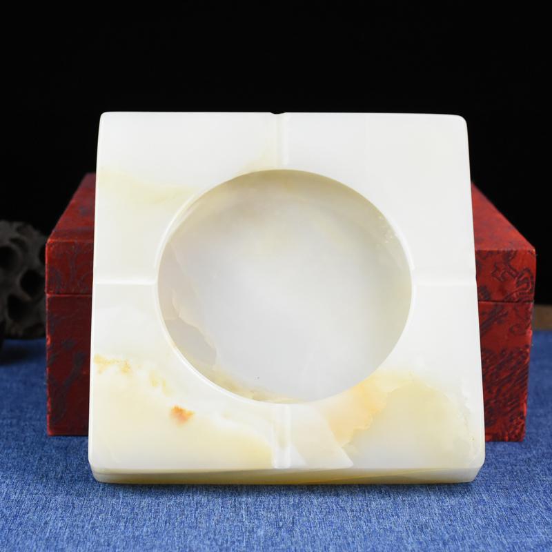 美帮汇九龙烟灰缸摆件创意实用水晶浮书房装饰工艺家居饰品退休纪念品高清大图