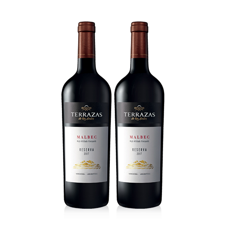 台阶安第斯山脉典藏马尔贝克红葡萄酒750ml2瓶装视频