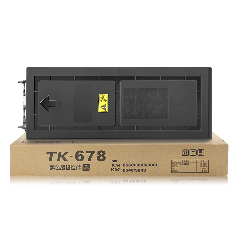 莱泽适用京瓷TK-678粉盒KM-3040 KM-3060复印机碳粉京瓷KASKalfa 300i粉盒KM-2540数码