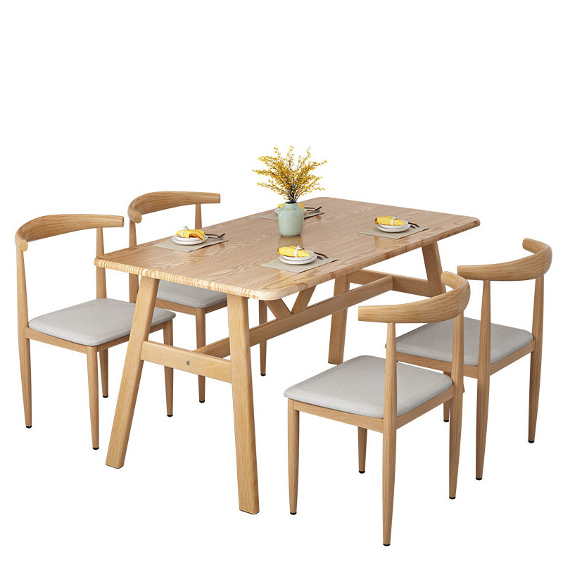 鑫睿辉 餐桌(含4把椅子) 1200*550*750mm 套高清大图