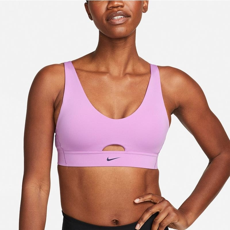 NIKE耐克训练健身速干透气中强度支撑女装运动胸衣FD7287-532 D