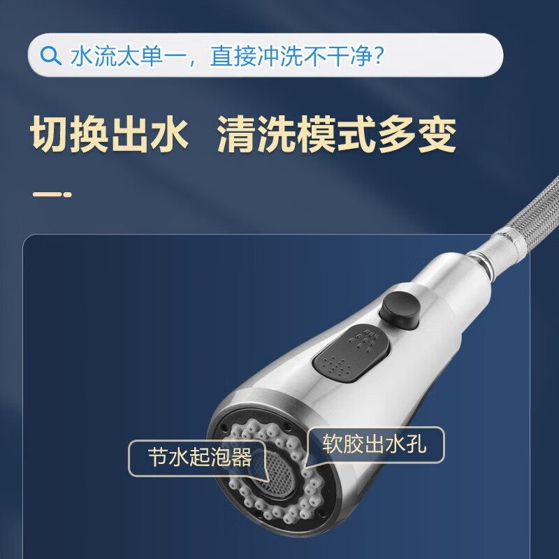 欧琳OULIN智能恒温厨房龙头单把手触控设计即开即热安全省心高清大图