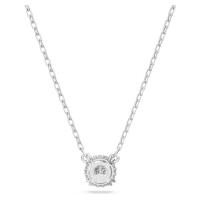 Swarovski女项链时尚简约百搭精致钻石吊坠可调节长度优雅轻奢饰品