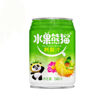 【中华特色】遵义馆 水果熊猫刺梨汁248ml/瓶 遵义特产果蔬味饮料水果果味维C果汁消暑饮品 西南