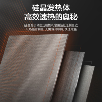美的(Midea) 取暖器/电暖器/电暖气片家用/速热低噪节能三档温控调节硅晶电热膜 HPW21M1(2021年新品)
