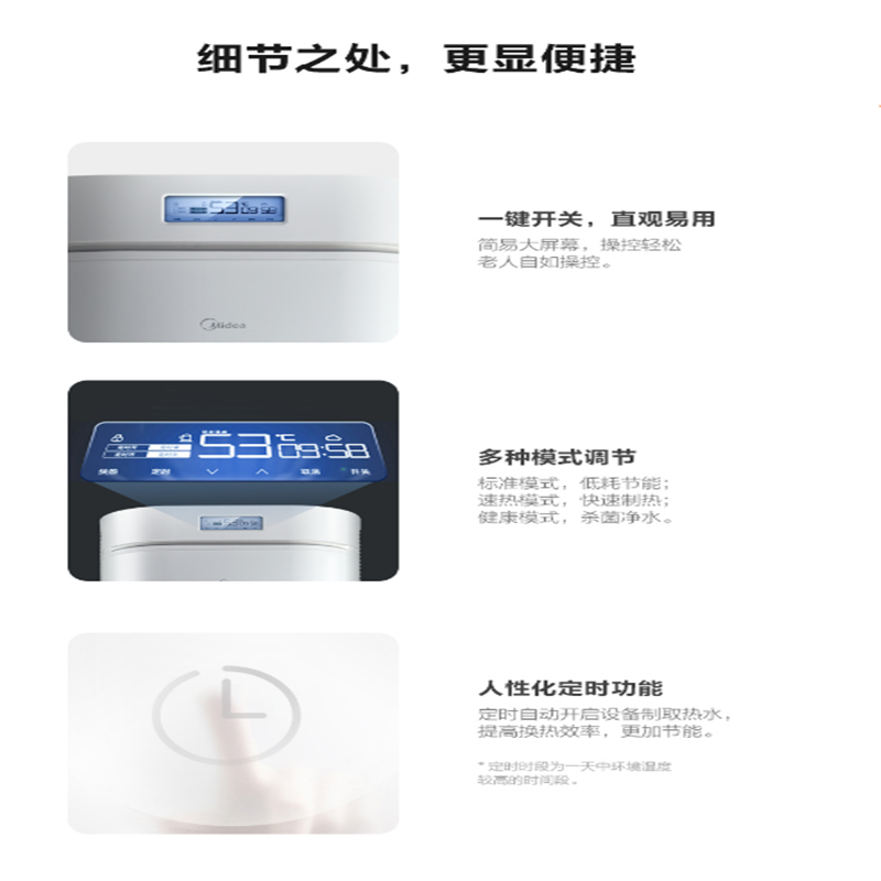 美的空气能热水器RSJ-18/180RDN3-E2