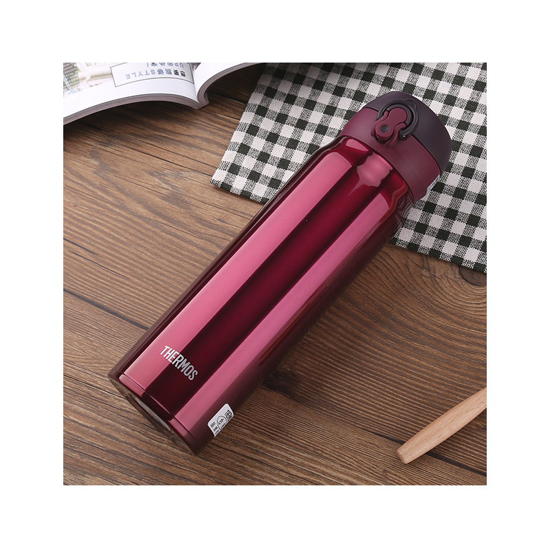 [品牌直采]THERMOS膳魔師 真空304不锈钢保温杯 JNL-500-BGD 红色 500ML 男女通用