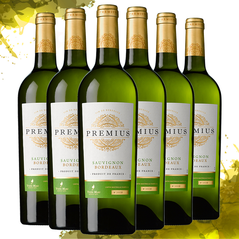 法国原瓶进口 普莱密斯 庄园白葡萄酒 Premius Blanc 整箱装750ml*6
