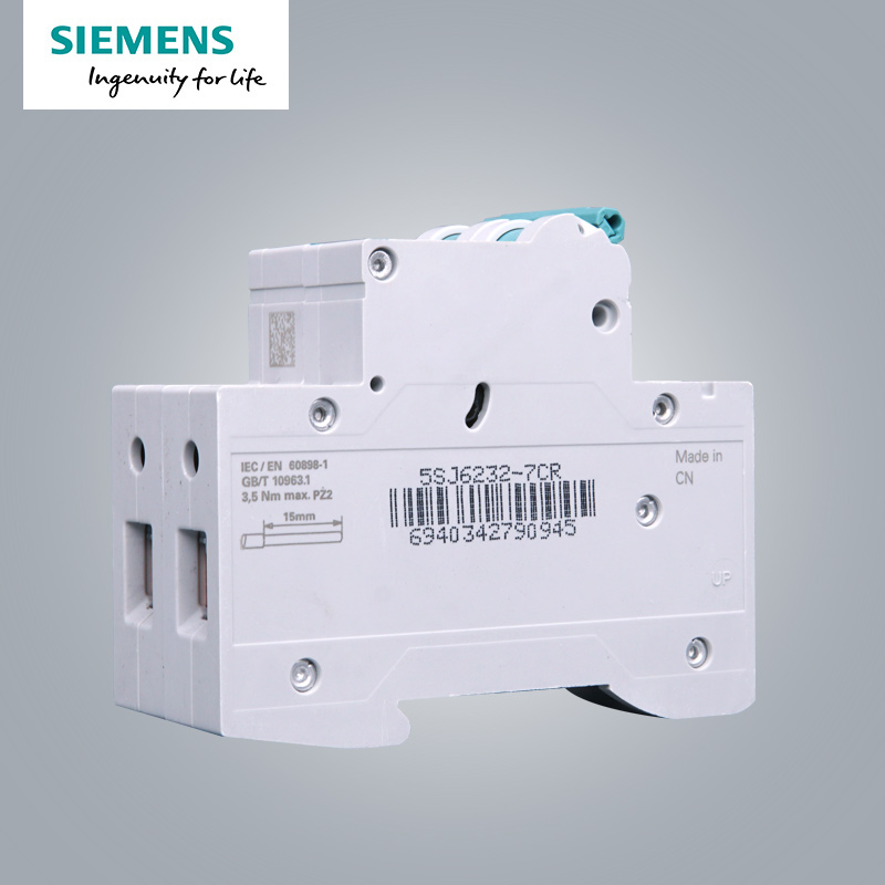 西门子(SIEMENS) 空气开关2P双进双出 32A标准型断路器5SJ62327CR高清大图