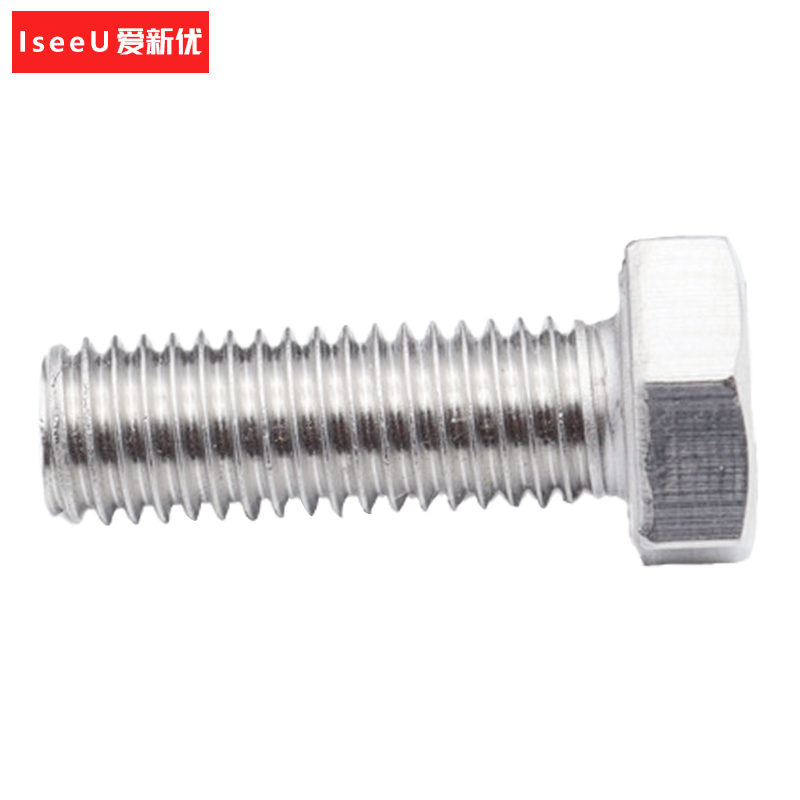 爱新优螺丝 不锈钢外六角头螺栓A2-70 304# M12*80mm 个高清大图