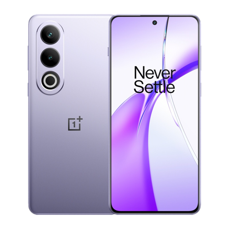 一加 Ace 3V 幻紫银 12GB+256GB 第三代骁龙7+ 芯片 5500mAh大电池 100W快速充电器 OPPO AI 5G直屏游戏手机
