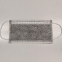 hizhg一次性活性炭口罩，四层活性炭，独立包装平面型耳挂式售卖规格：50 货期15天左右