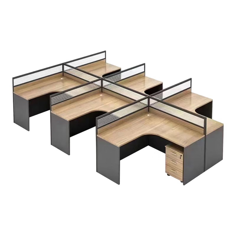 隆博盛景 工位办公桌1500*1500*1100mm/组高清大图