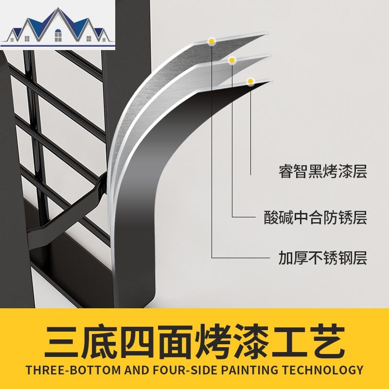 免打孔不锈钢厨房佐料收纳架调料架壁挂式转角调味架调料盒置物架 三维工匠收纳盒高清大图