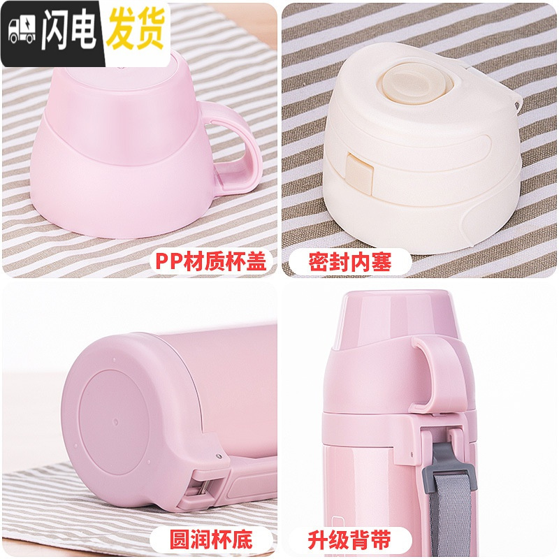 三维工匠保温壶户外便携大容量旅行水壶女车载不锈钢杯子大号保温瓶1 魅力蓝(经典按压内盖)1000
