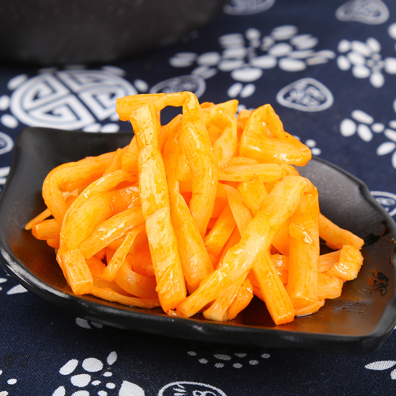 香辣脆竹笋农家香辣笋丝红油脆笋竹笋即食咸菜酱菜下饭菜500g